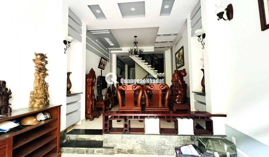 -NGỘP BANK– 60m² 4 Tầng/4Pn HẺM XE HƠI THÔNG P.8 Gò Vấp! Nhỉnh 6xTỷ TL!